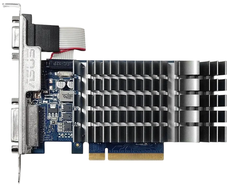 Відеокарта GeForce GT 710 1GB Asus Silent (710-1-SL) Б/В - фото 2