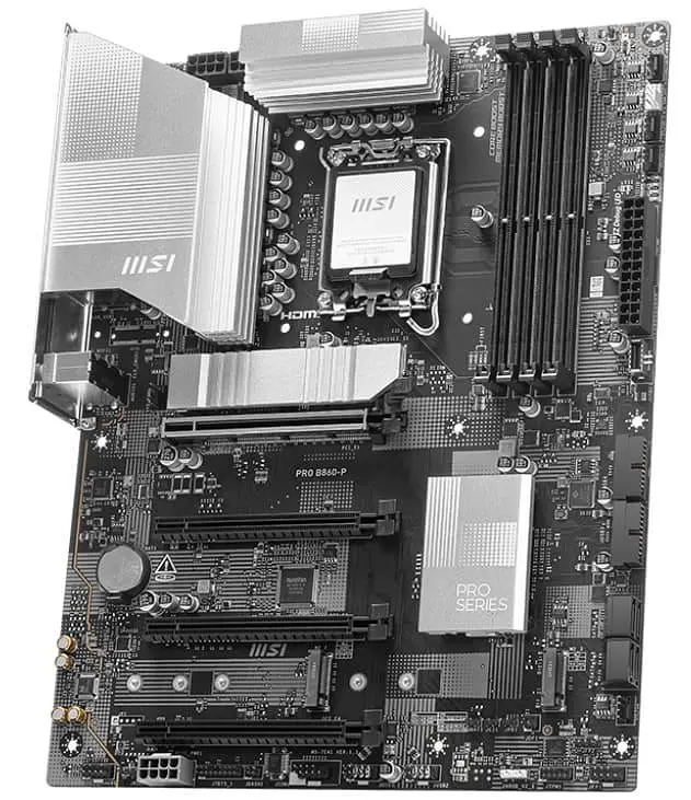 Материнська плата MSI PRO B860-P (PRO B860-P) (Socket 1851, Intel B860, ATX) - фото 2