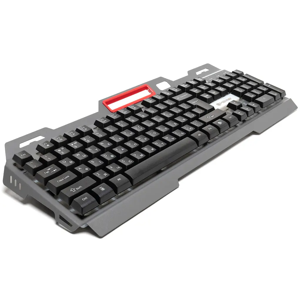 Клавіатура Hölmer K-02GS RGB Backlight USB UA Black (K-02GS) - фото 4