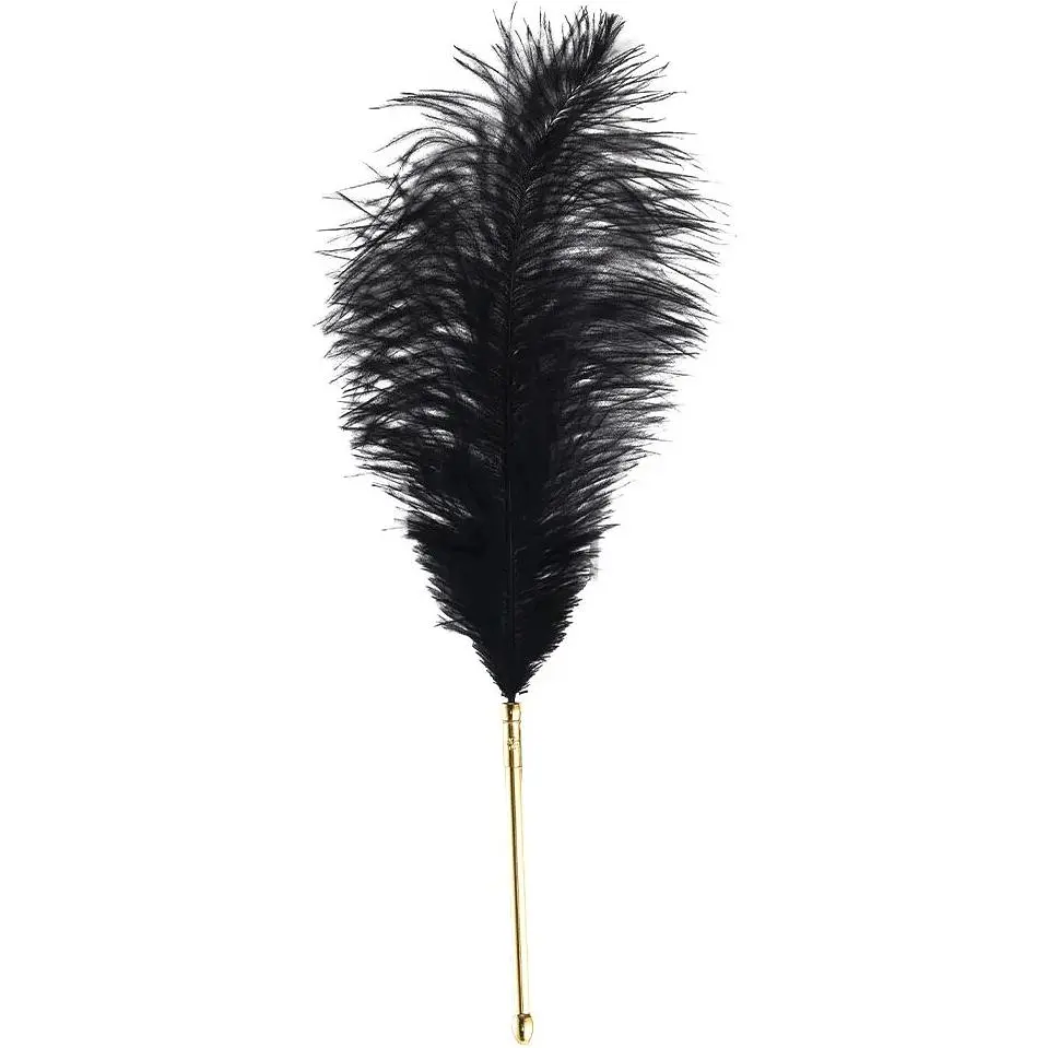 Лоскітка Lockink Sevanda Natural Peacock Flirting FeaTher Tickler, перо павича - фото 3