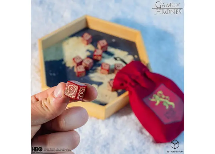 Набор кубиков Game of Thrones. Lannister 10xD6 Dice Set (10 шт.) (GOT/00190166/2025/2/B) - фото 4