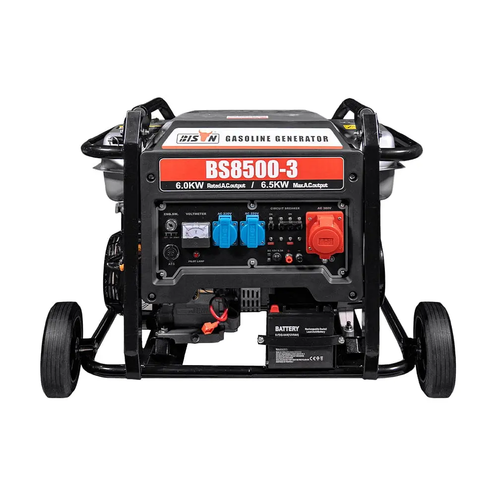 Генератор бензиновий трифазний 6 кВт Bison BS8500-3 (41-00408) - фото 2