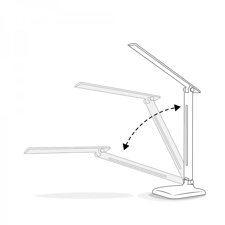 Світлодіодний настільний світильник Ardero DE1725ARD 9 Вт 6500K рожевий (1956) - фото 5