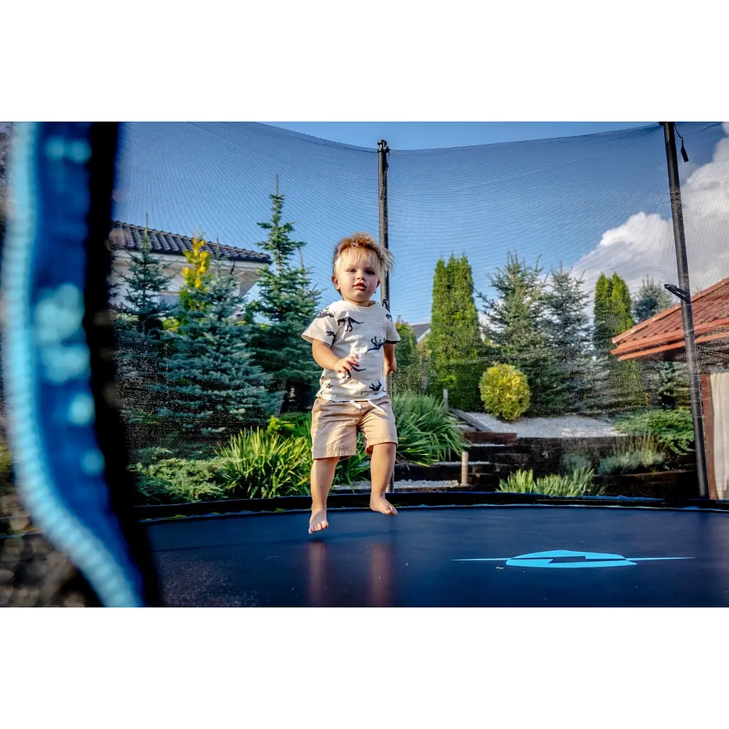 Батут із внутрішньою сіткою THUNDER Inside Elite 6FT 185 см Black/Blue - фото 8