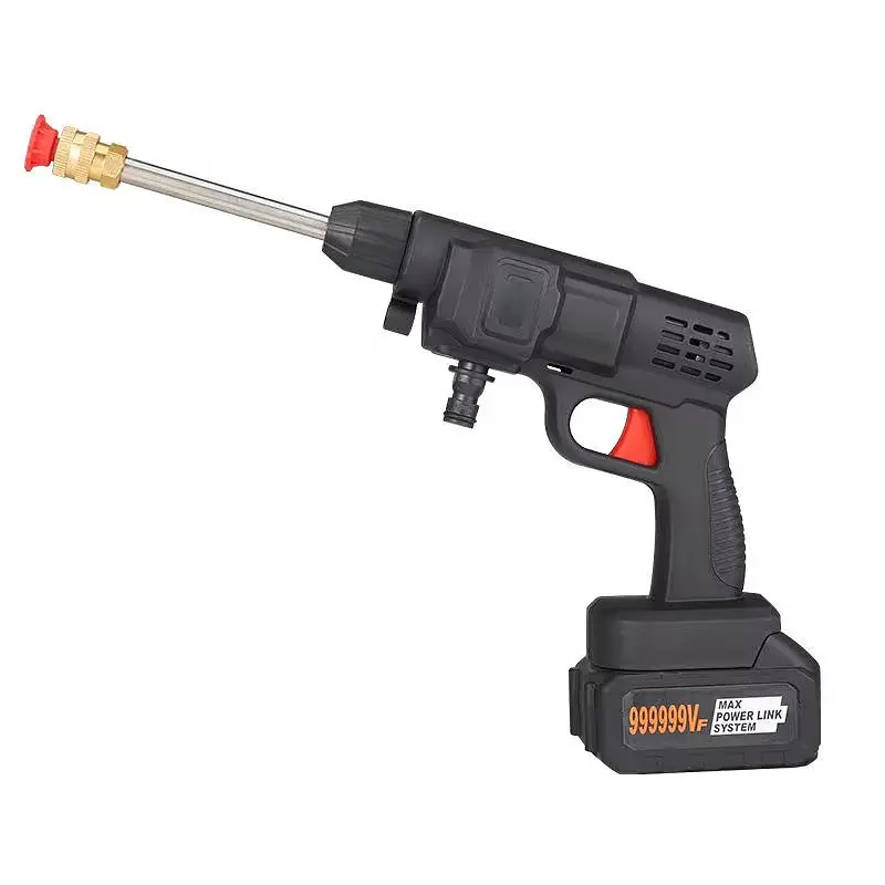 Водяний пістолет високого тиску Water Washing gun 2х48V · Бездротова автомийка Портативна мийка для автомобіля - фото 4