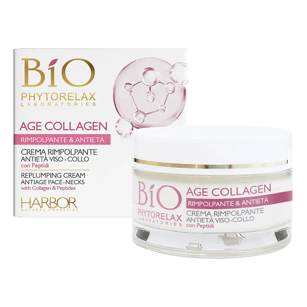 Крем Phytorelax Laboratories Bio Age Collagen Anti-Age Plumping Cream для лица и шеи антивозрастной 50 мл - фото 2