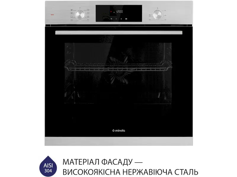 Духова шафа Minola EOD 6804 Inox - фото 2
