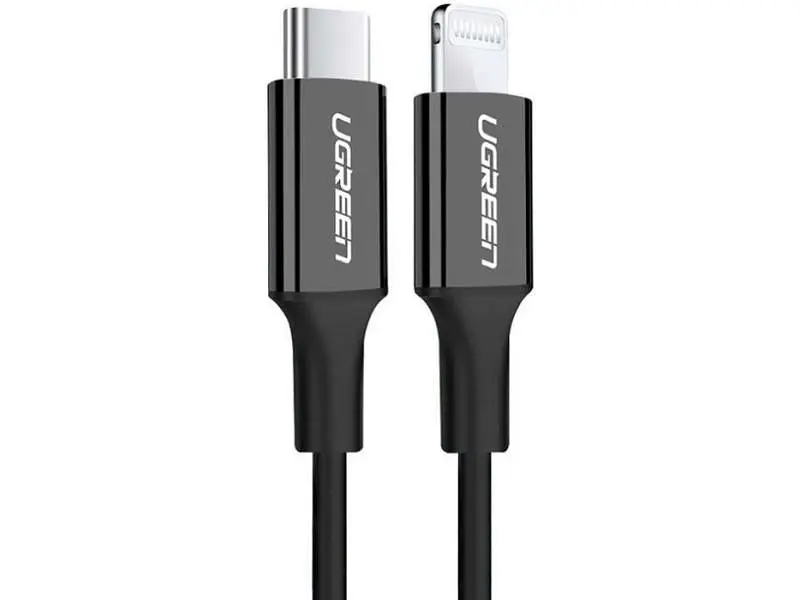 Кабель Lightning UGREEN US171 USB Type-C to Lightning 36W 2m Black (60752) - фото 2