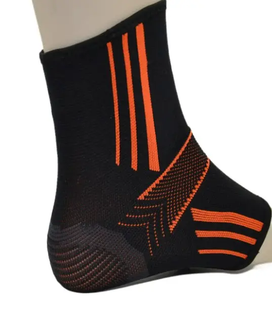 Бандажі на гомілкостоп Power System PS-6022 Ankle Support Evo Black/Orange M (пара) (PS_6022_M_Black/Orange) - фото 6