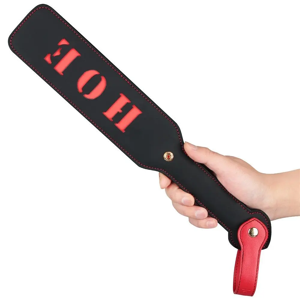 Плеть Rebellion Reign Paddle "Hoe", 38 см (чорний) - фото 12