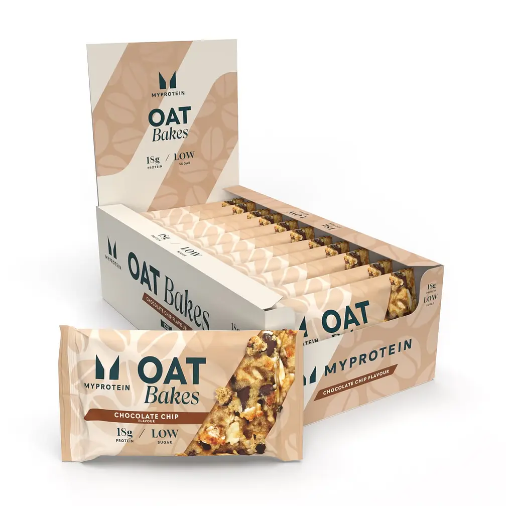 Протеїнове печиво, Oat Bakes — 12 × 75 г Chocolate Chip