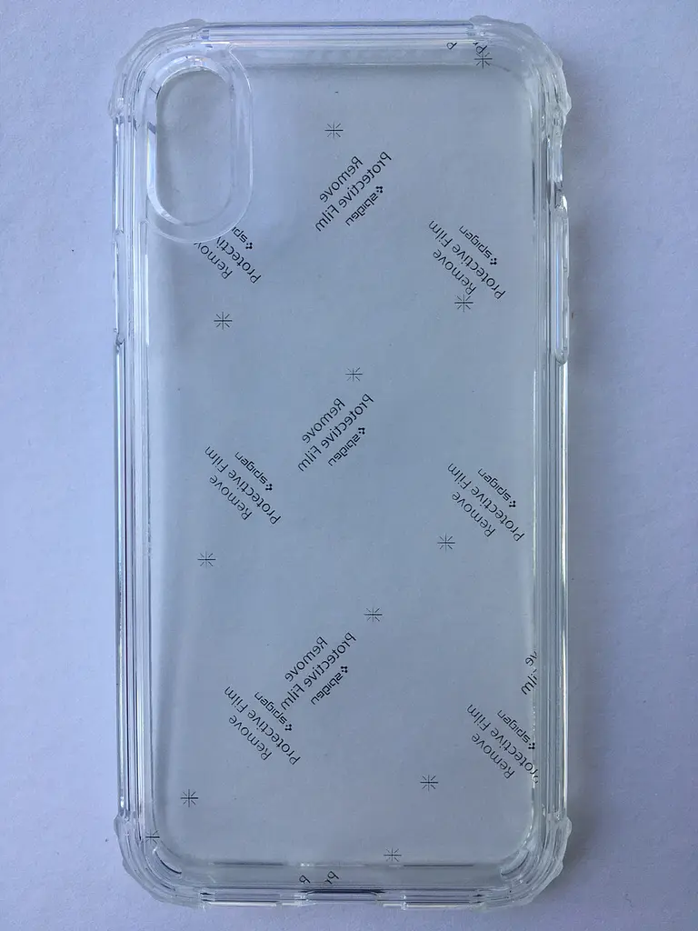 Чохол оригінальний протиударний Spigen Crystal Shell 057CS22141 для iPhone X/XS Crystal Clear - фото 5