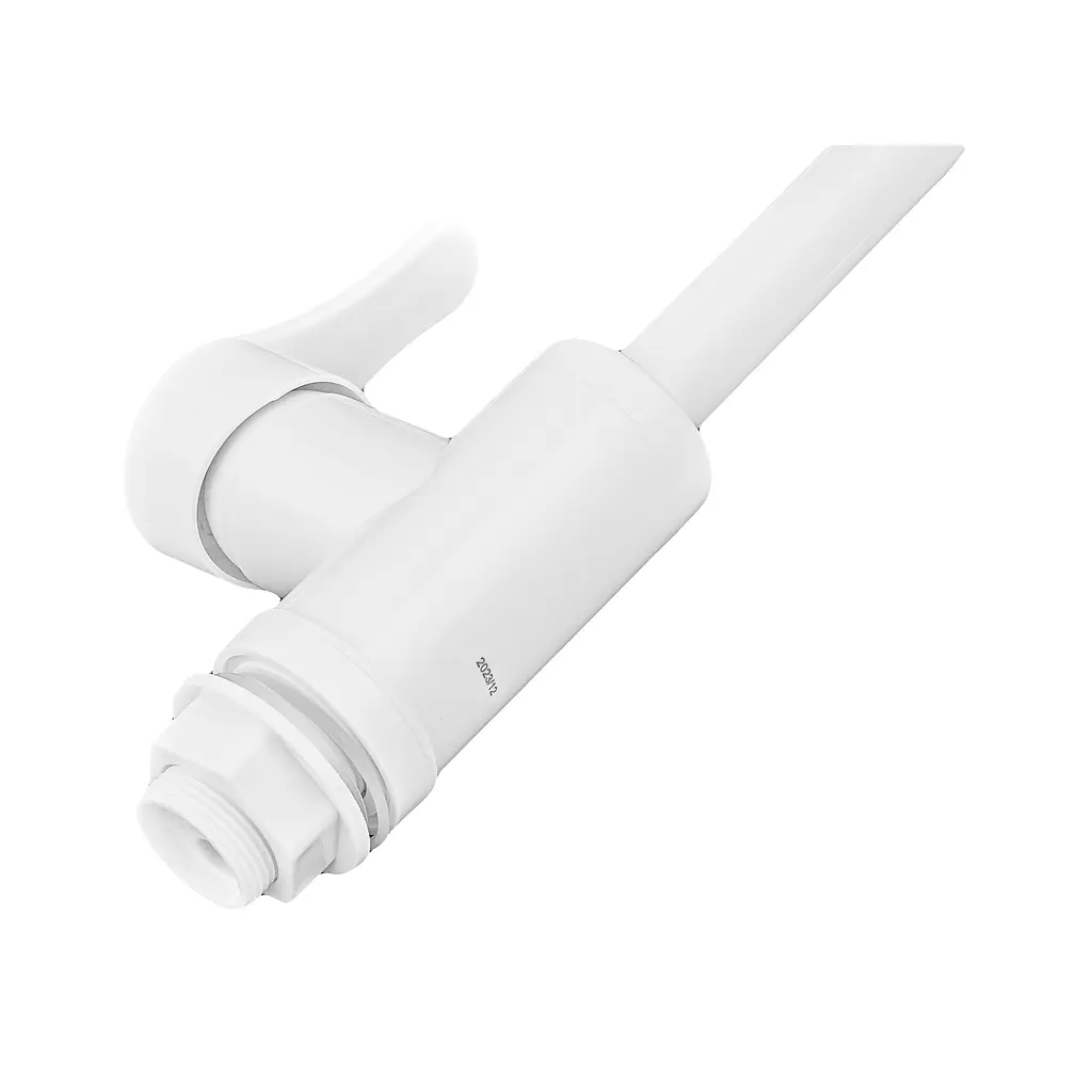 Змішувач для умивальника Plamix Diego-001-G white PM0656, Білий - фото 3