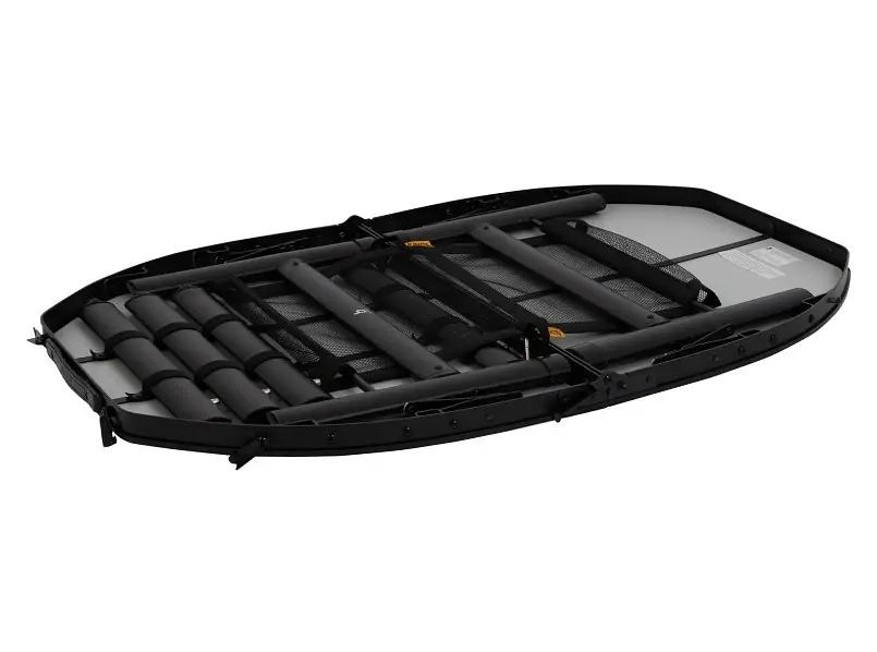 Стіл Bo-Camp Woodbine Oval 100x70 cm Black/Wood look (1404185) - фото 3