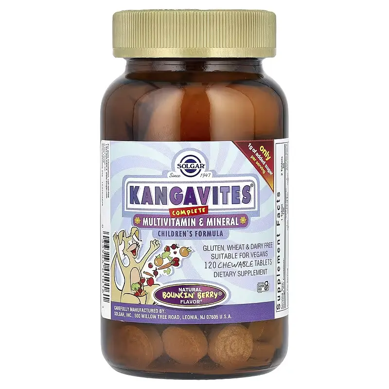 Дитячий Вітамінно-мінеральні комплекси Kangavites - 120 жувальних таблеток