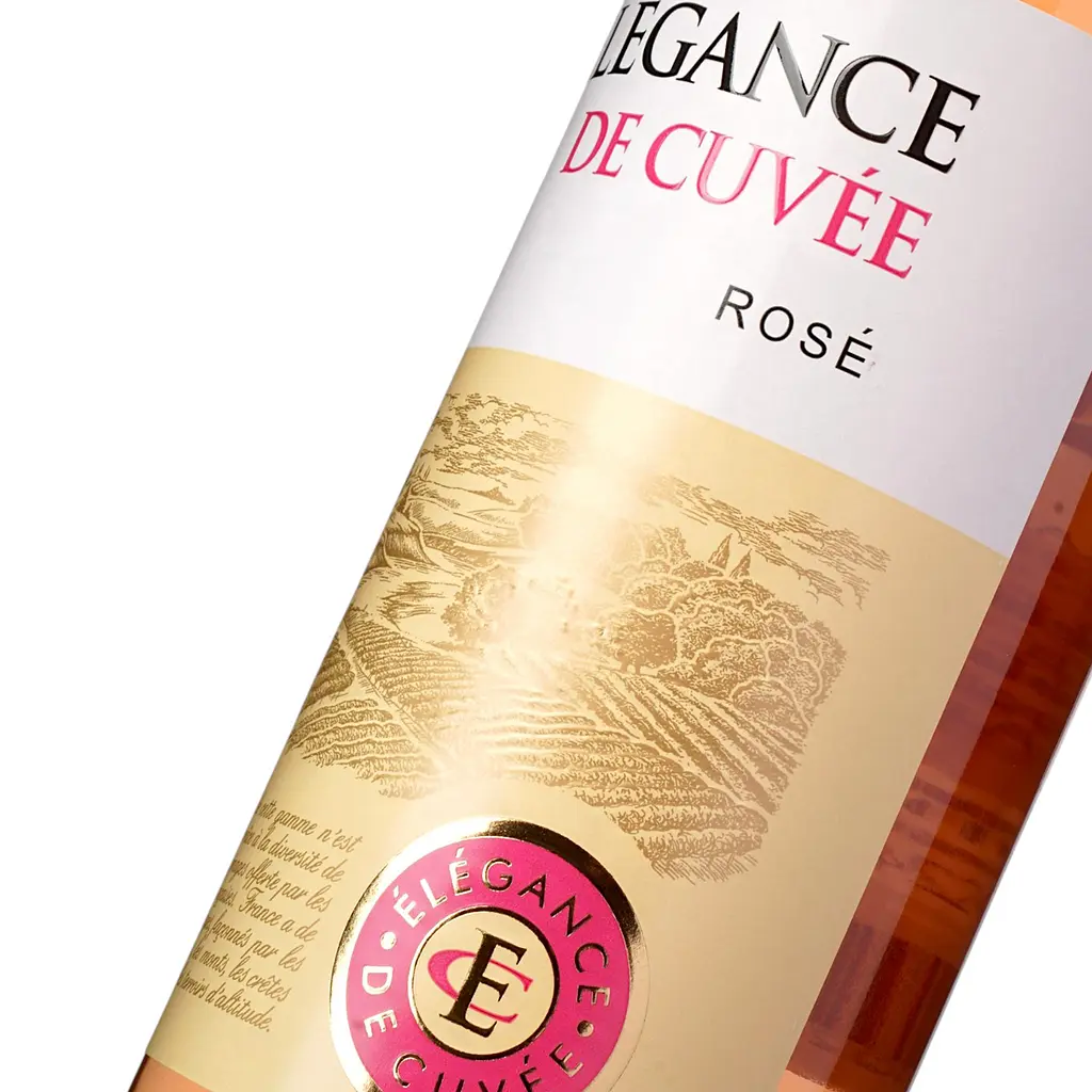 Вино Elegance de Cuvee Rose рожеве сухе 0.75 л - фото 5