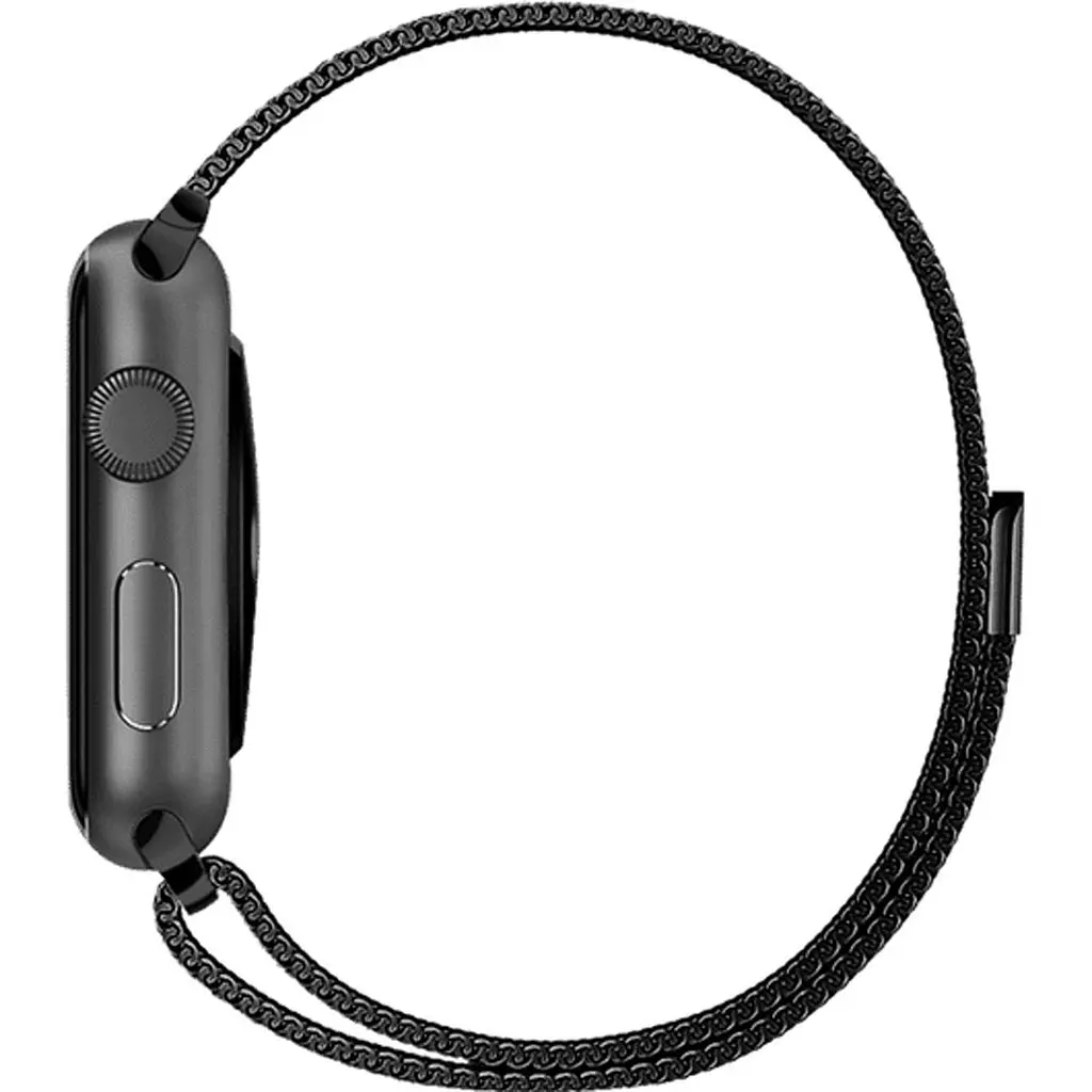 Ремінець Milanese Loop Magnetic Band для Apple Watch 38mm Black [21295] - фото 2