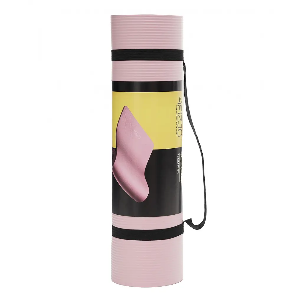Килимок (мат) спортивний 4FIZJO NBR 180 x 60 x 1.5 см для йоги та фітнесу 4FJ0370 Pink (P-5907739316998) - фото 6