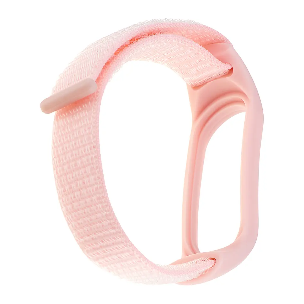 Ремінець Nylon Mi Band 3/4/5/6/7 Pink - фото 2