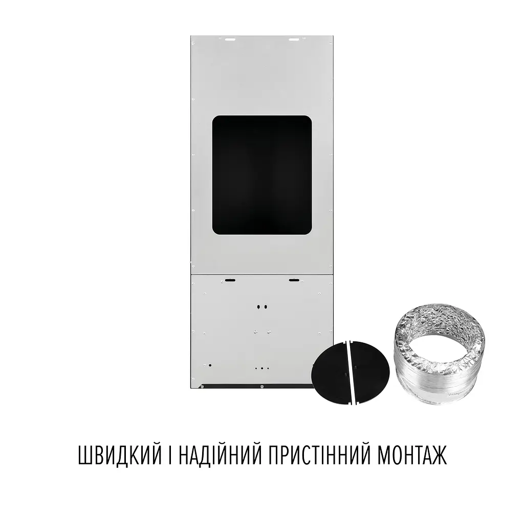 Витяжка пристінна PERFELLI DESIGN QUADRO 36 NERO SILENZIO - фото 8