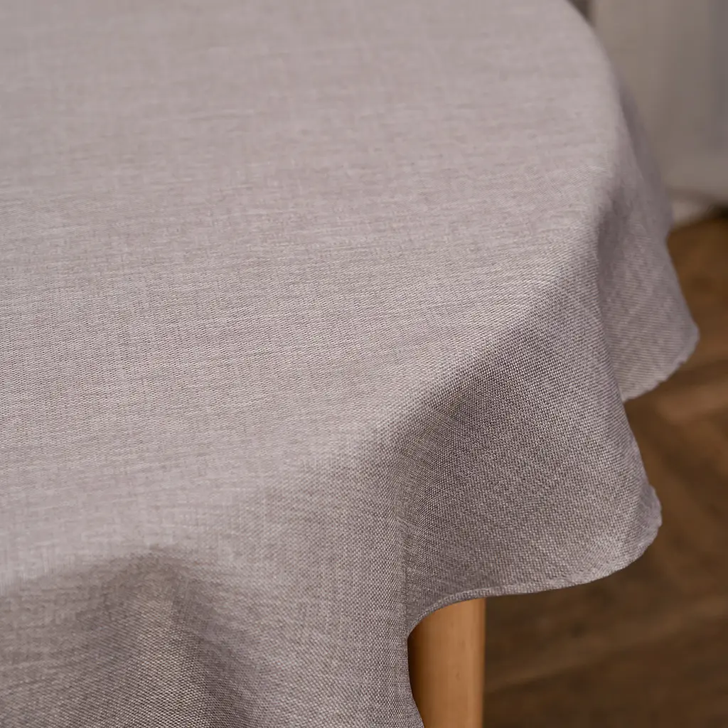 Скатертина кругла Sonex Jordan Ø140 см сіра (SO102567) - фото 4