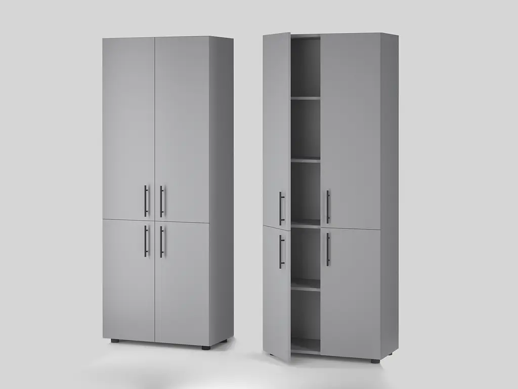 Шафа для документів закрита ОП-614 Orange-Line 700х347х1825 Сіра мишка - фото 3