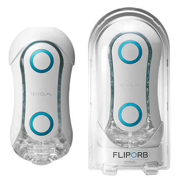 Мастурбатор Tenga Flip Orb Blue Rush голубой - фото 5