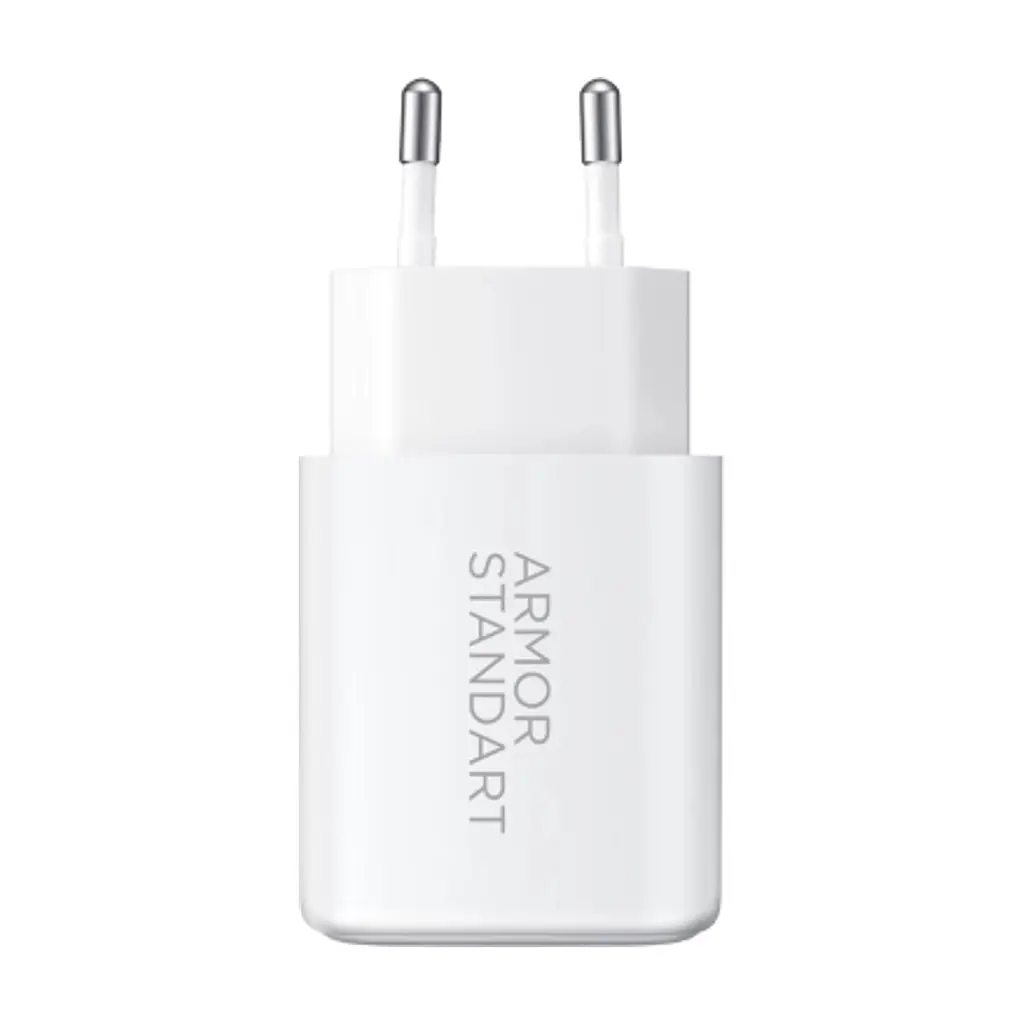 Зарядний пристрій Armorstandart 1xUSB-C PD25W + 1xUSB QC3.0 GaN white (ARM87066) - фото 8