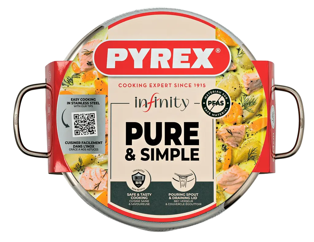 Каструля Pyrex Infinity, (4 л) 24 см (7250686) - фото 3