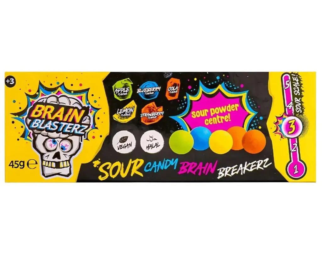 Драже Brain Blasterz Sour Candy Brain Breaker 45г