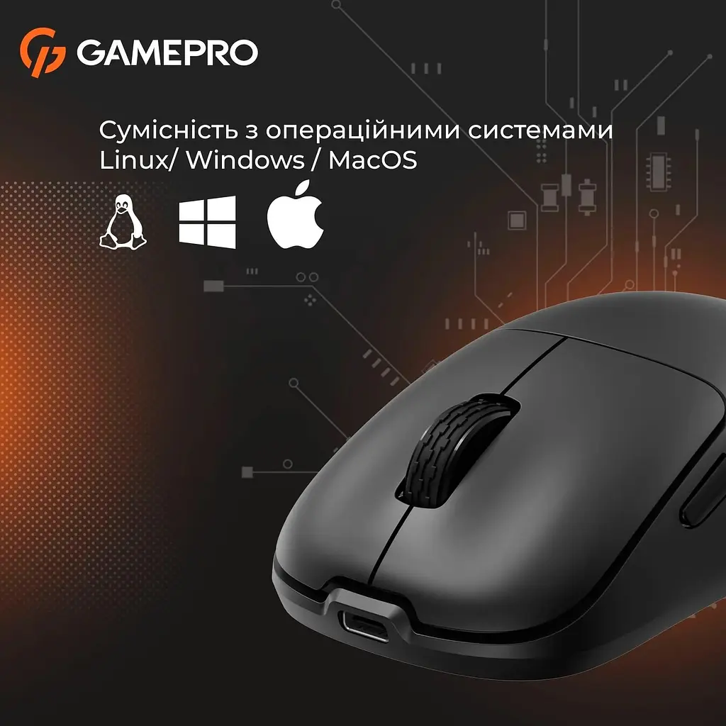 Миша GamePro GM990B Wireless Black [126089] - фото 13