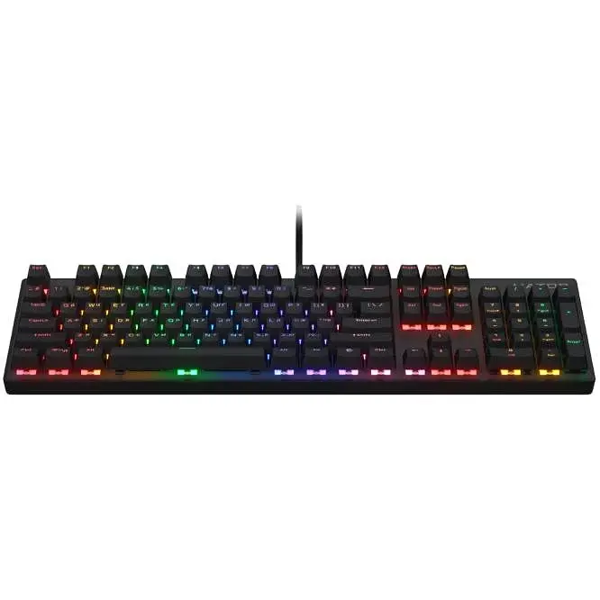 Клавіатура USB HATOR Icefall Mecha HTK104UA Rainbow Black UA - фото 4