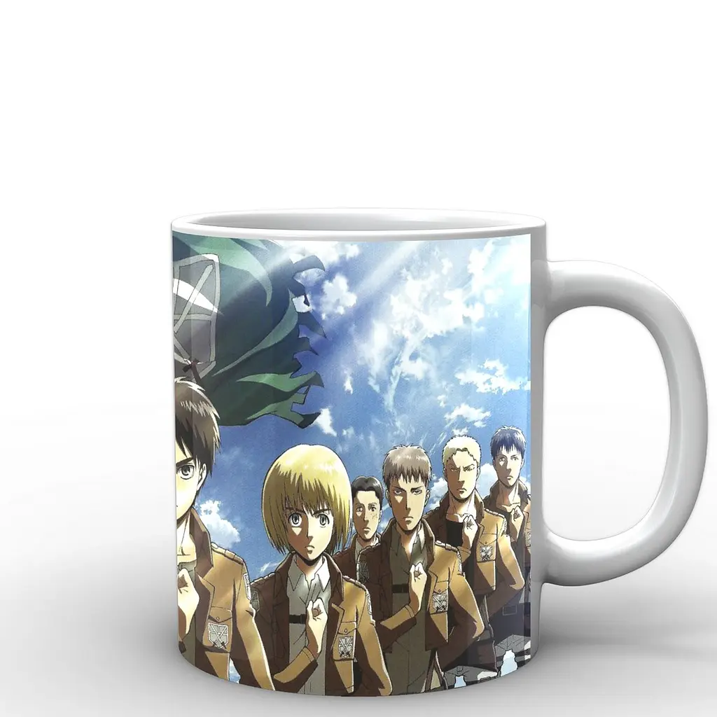 Кружка GeekLand Атака Титанов Attack on Titan photo AT.02.005 330 мл белая - фото 2