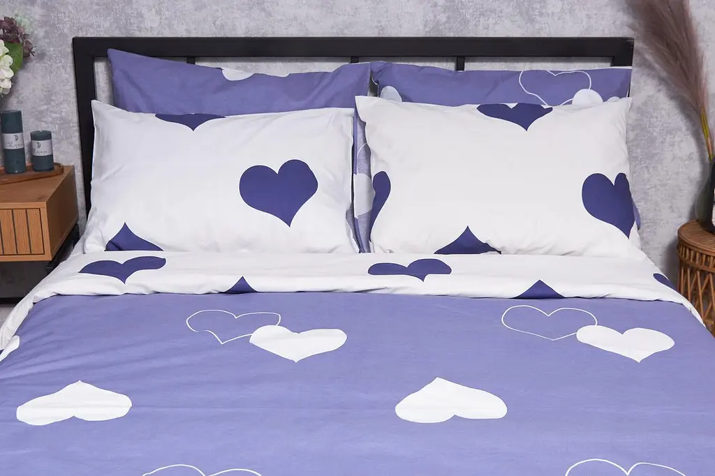 Комплект постельного белья Moon&Star Бязь Gold Люкс Royal Blue Детский 110x140 см наволочки 2x40x40 см - фото 3