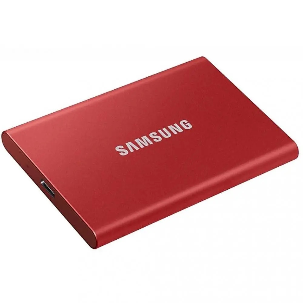 Внешний SSD накопитель Samsung T7 1 TB Red [MU-PC1T0R/WW] [53624] - фото 5