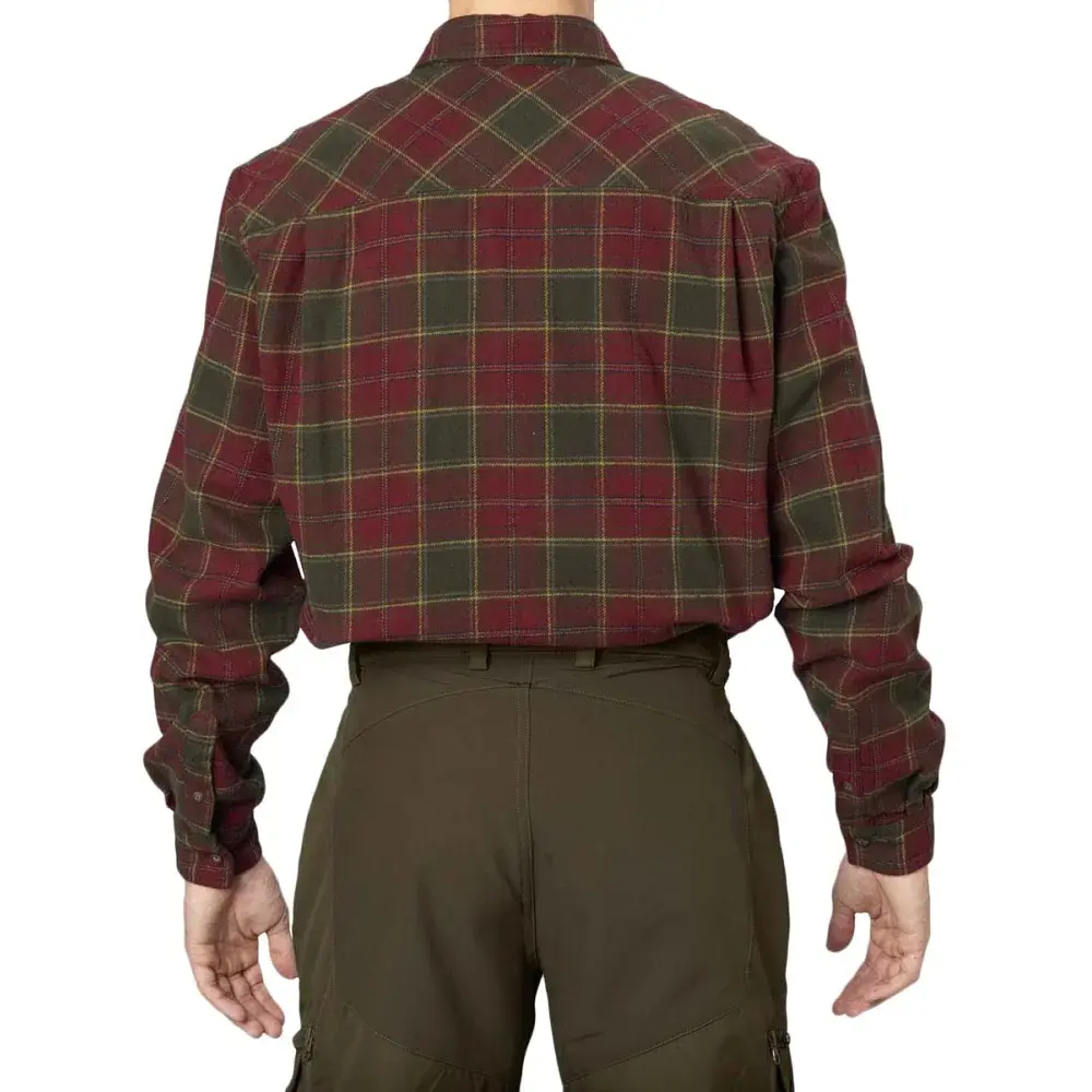 Сорочка Seeland Glen Flannel Shirt XL Red check - фото 6