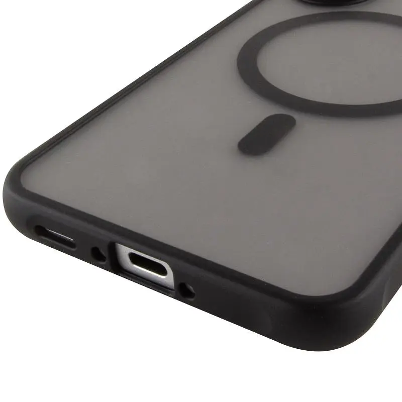 Чохол TPU Bloom with MagSafe для Samsung Galaxy S25 FE Black - фото 5