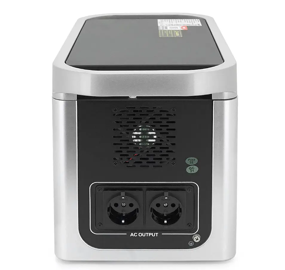 Портативна зарядна станція Must EM-181-EM1024S 1000W 1331Wh LiFePO4, LCD, 12VDC, PV 25A MPPT, 2xAC 220V - фото 3