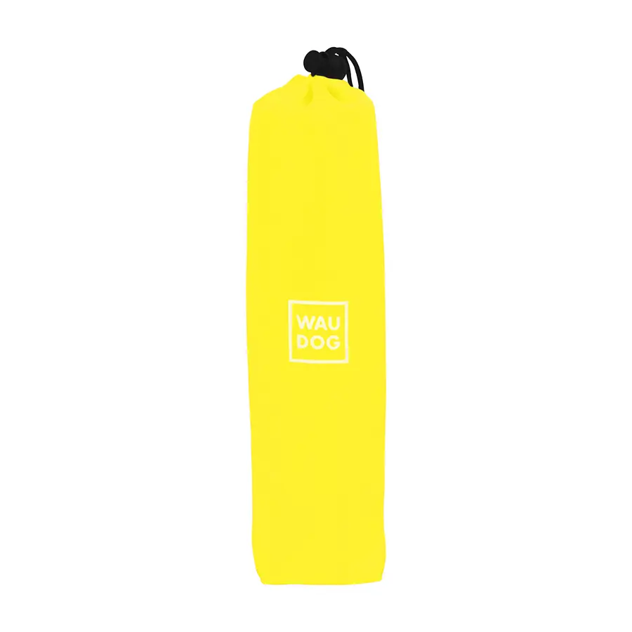 Складна миска Waudog Silicone, 38,5х23х5 см, жовтий (50808) - фото 3