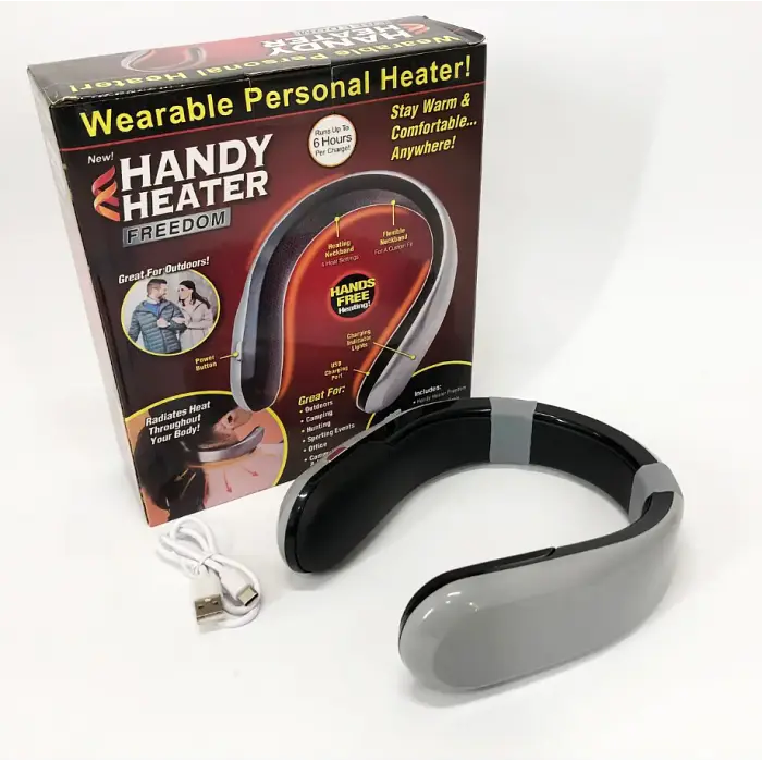 Обігрівач для шиї портативний Handy Heater, акумуляторний, 4 режими нагріву - фото 3