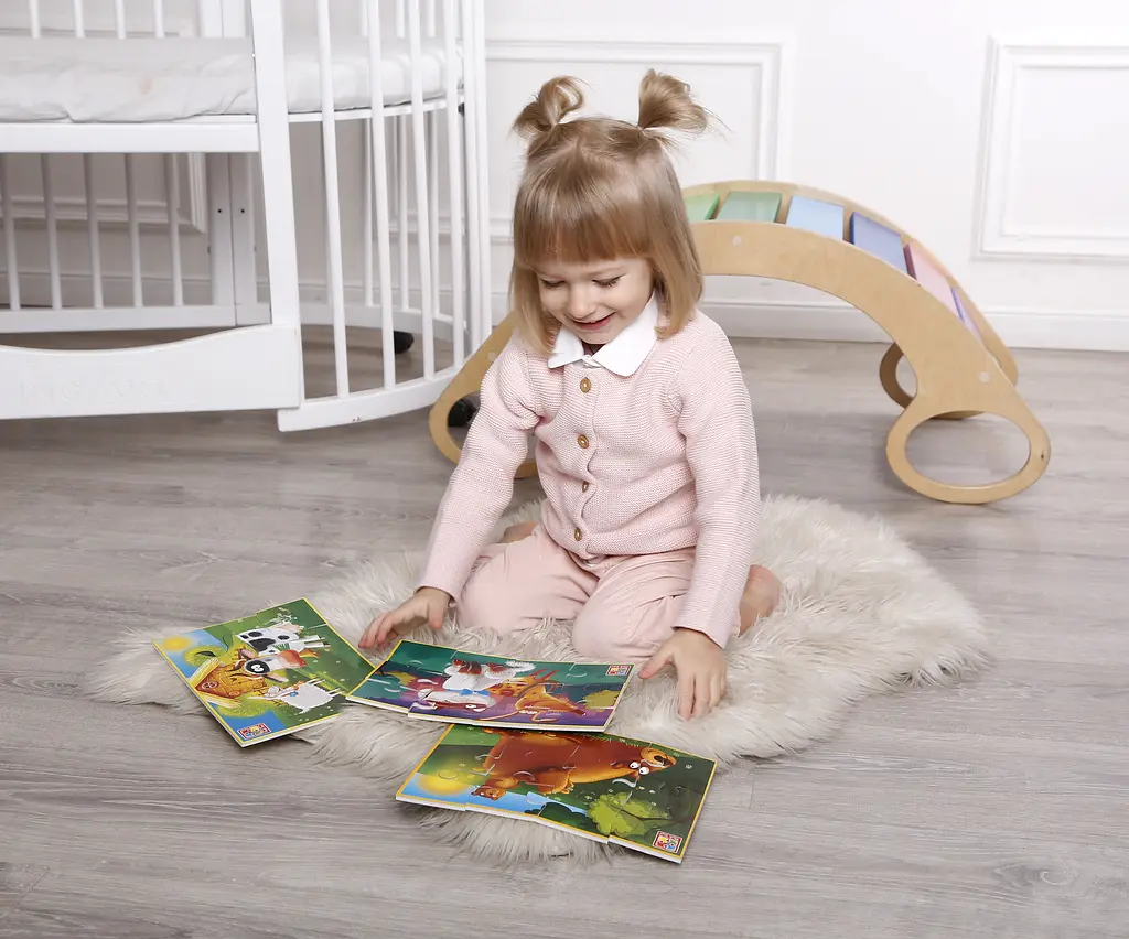 М'які пазли Vladi Toys Кіт та Песик, укр. мова, 12 елементів VT1103-43 (укр) - фото 4