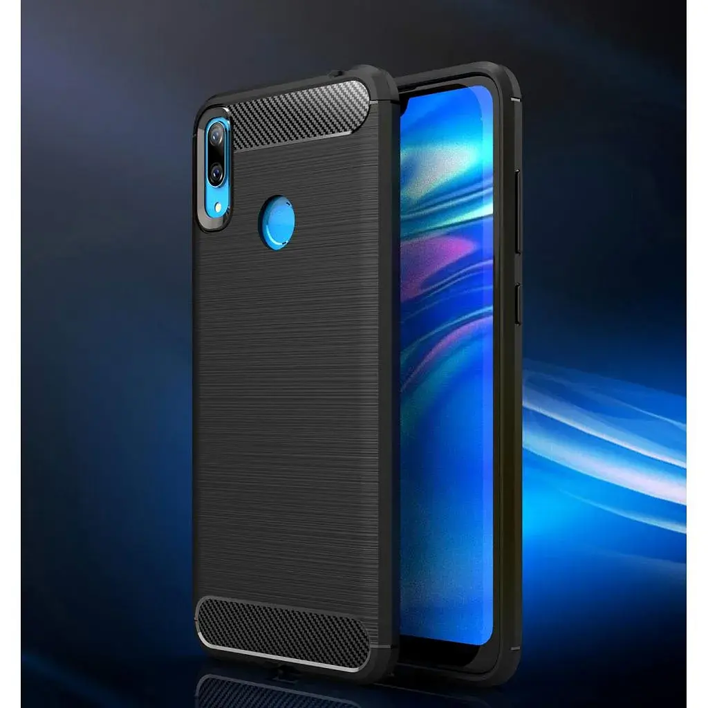 Чохол до мобільного телефона Laudtec для Huawei Y7 2019 Carbon Fiber (Black) (LT-HY72019B) - фото 9