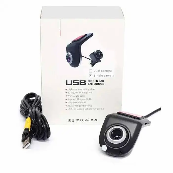 Камера переднього вигляду USB автомобільний відеореєстратор U3 - фото 5