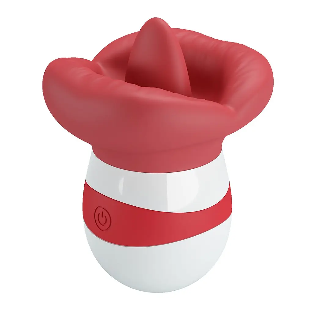 Вибратор для клитора Pretty Love The Flaming Lips Mina 9.5 см красный - фото 2