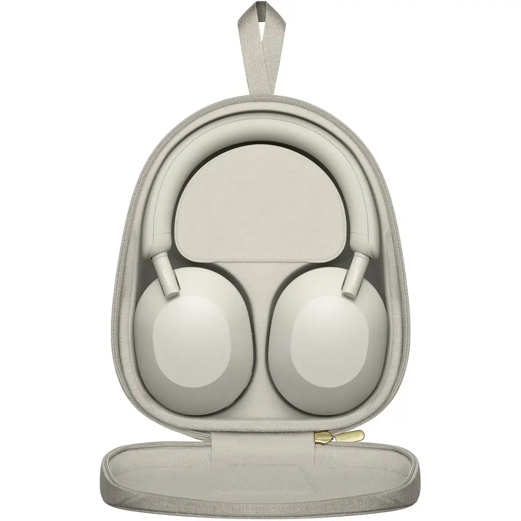 Навушники Sony Over-ear WH-1000XM5 BT 5.2 ANC Hi-Res AAC LDAC Wireless Mic сріблясті - фото 5