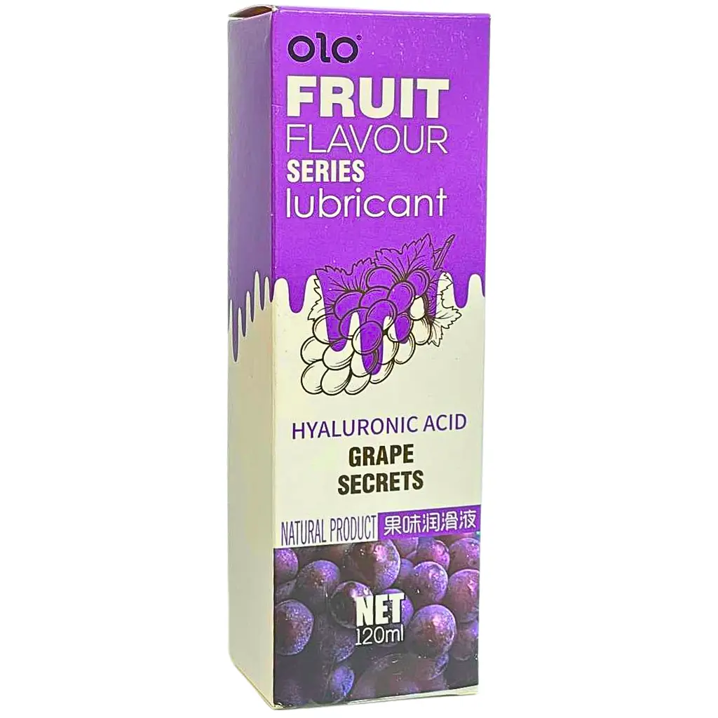 Оральный лубрикант Olo Fruit со вкусом винограда 120 мл (ROZ6501053492) - фото 2