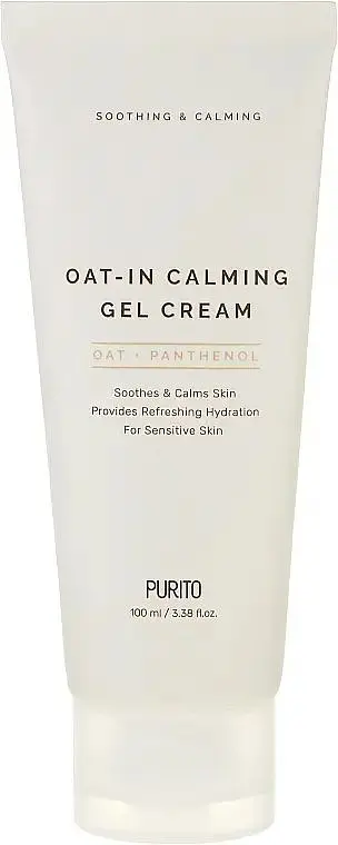 Заспокійливий гель-крем для обличчя з насінням вівса Purito Oat-in Calming Gel Cream 100 мл - фото 2