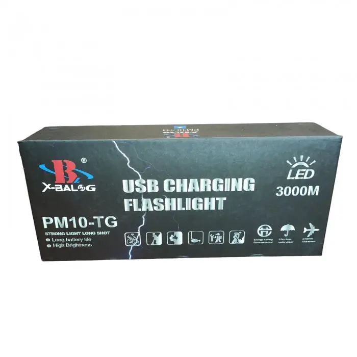 Ліхтар ручний акумуляторний X-Balog BL-PX21B-GT200 з функцією powerbank акумулятор 26650 - фото 8
