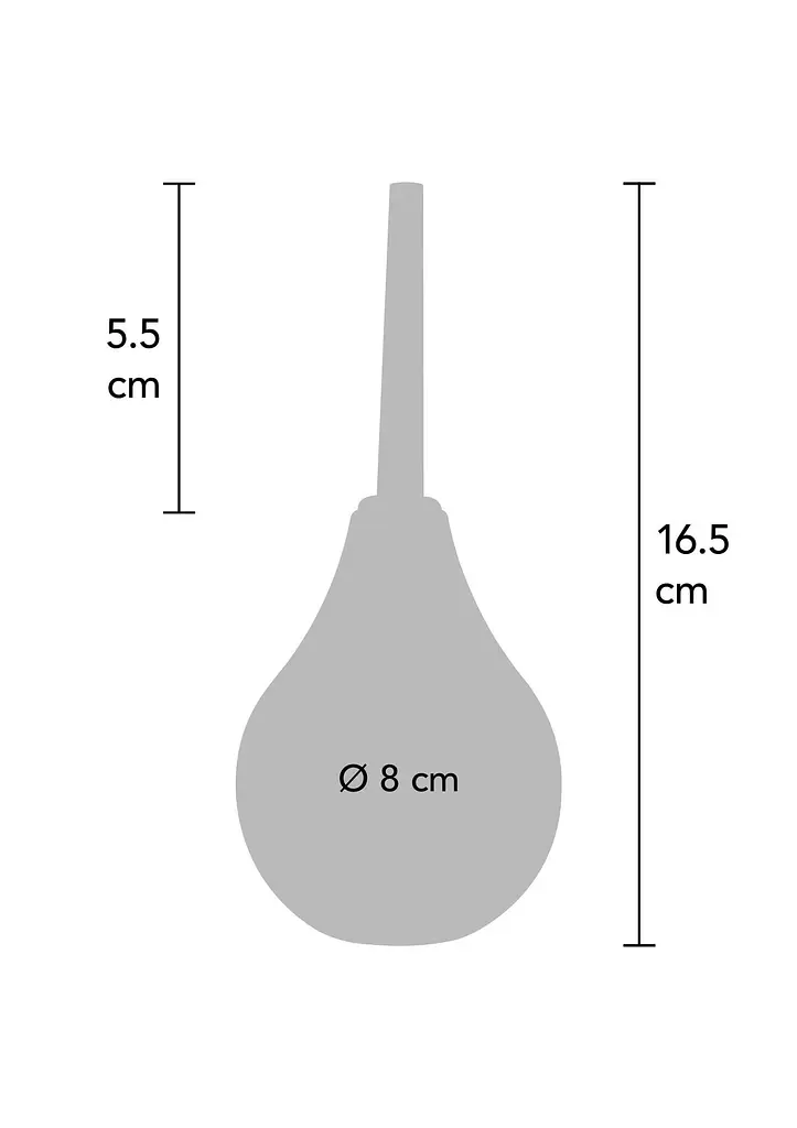 Анальный душ Buttocks The Cleaner L 200 мл (синий) - фото 7