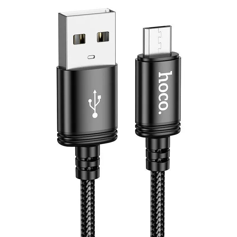 Кабель HOCO X91 Micro-USB Radiance charging data cable 3m чорний - фото 3
